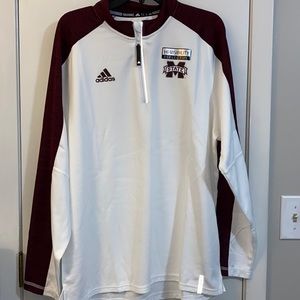 Men’s Adidas 1/4 Zip Pullover- Mississippi State